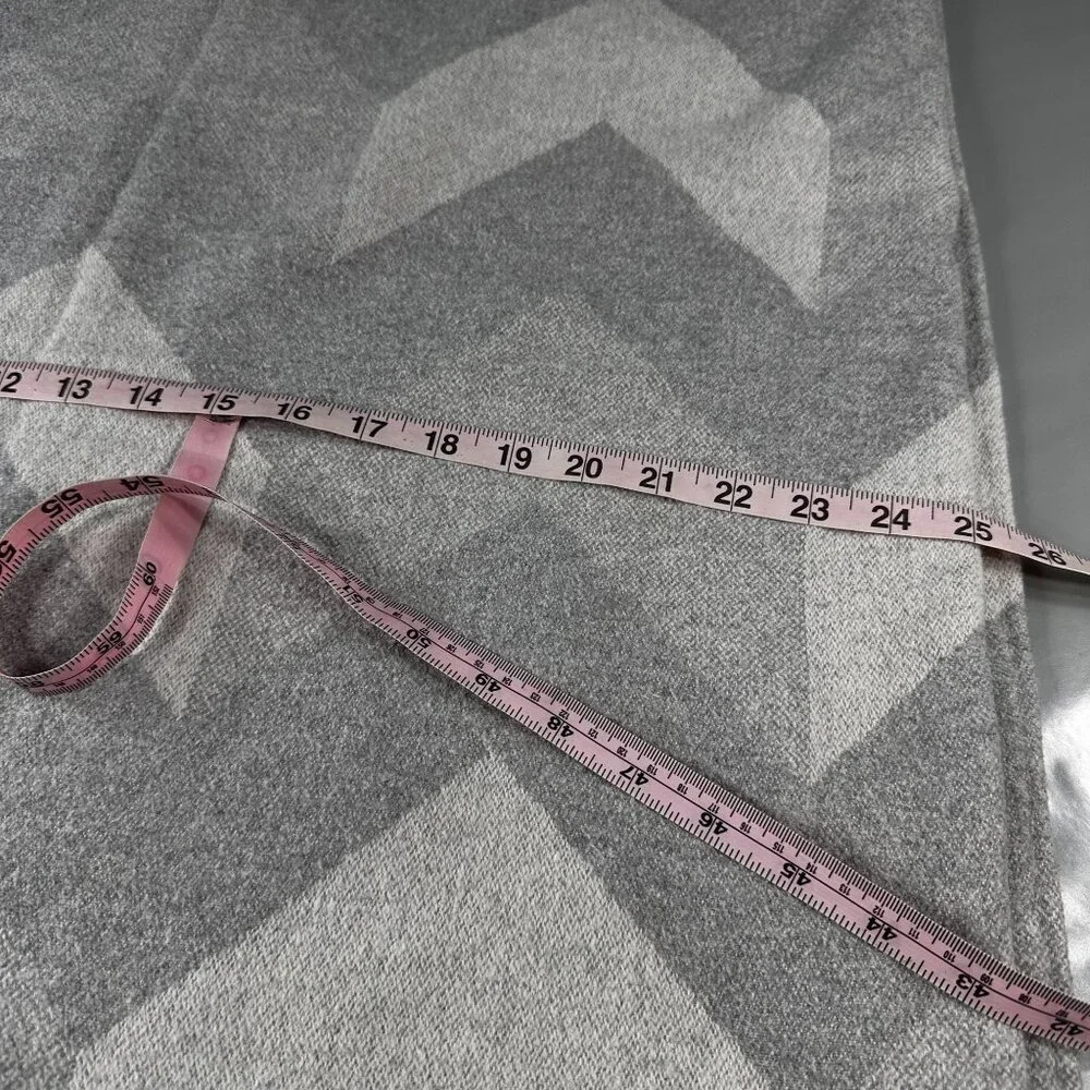 Nido Notte Italia Throw Blanket Shawl Italy Tassel Wrap Oversized Fringed Soft - Picture 9 of 12